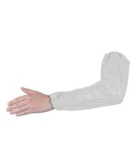 Jednorázový PE rukávník ARDON®SKIN bílý/modrý - 100ks