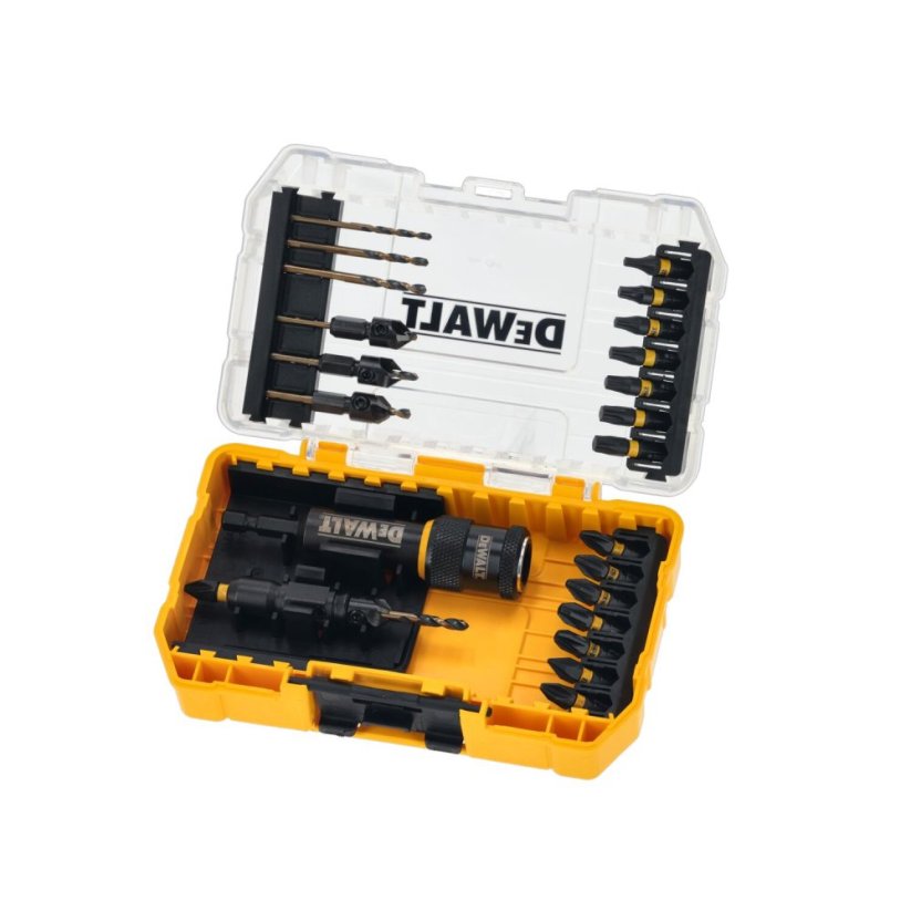 24-dílná sada vrtáků a záhlubníků Dewalt DT70779T