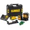 Křížový laser zelenu Dewalt DCE089D1G18 12/18V - 1xAku 2,0Ah, nabíječka, kufr