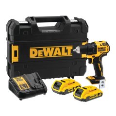 Vrtací šroubovák DEWALT DCD708D2T 18V XR - 2xAku 2,0Ah, nabíječka, kufr