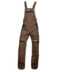 Kalhoty s laclem ARDON®COOL TREND hnědé prodloužené