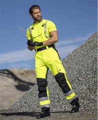 Reflexní kalhoty s laclem ARDON®SIGNAL+ žluto-černé