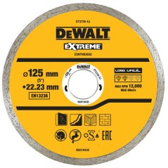 Diamantový kotouč Dewalt DT3736 pro řezání dlažby, 125 mm