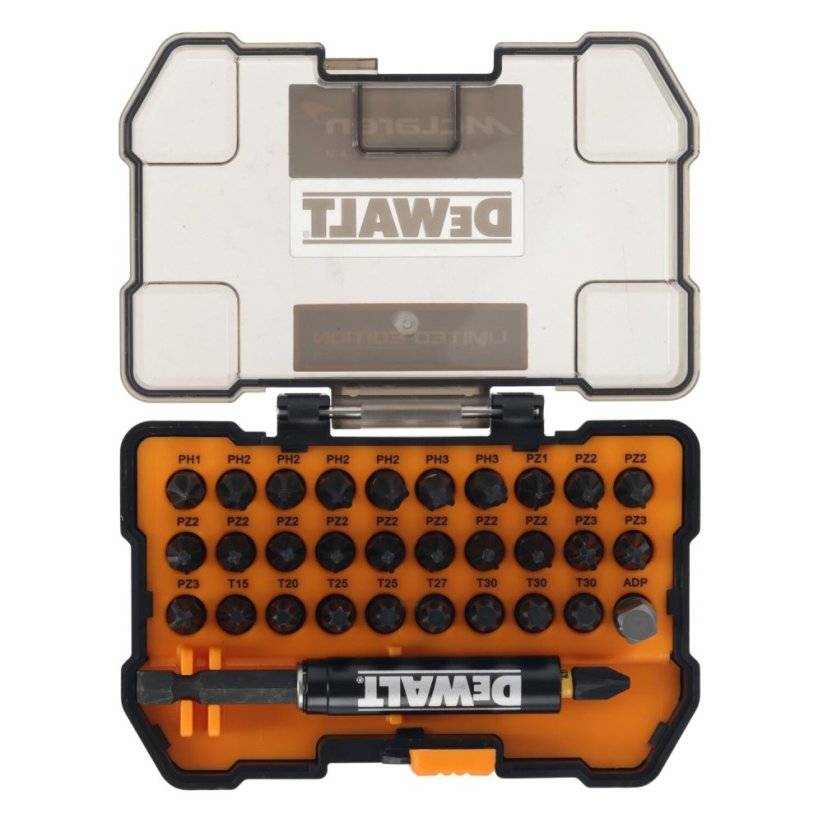 32-dílná sada bitů Dewalt DT70900T McLAREN