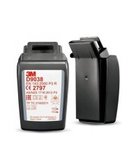 3M™ Secure Click™ Hard Case P3 R Particulate Filter, D9038, pár