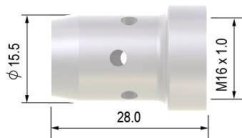 Rozdělovač plynu keramický 500 Parker PB5005C